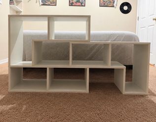 Stepped Cube Bookcase Shelving Unit