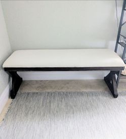 Wooden bench