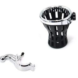 New Motorcycle Drink Cup Holder Water Bottle Cup Basket Cup Stand Accessories for Honda Gold Wing Tour DCT Airbag GL1800 F6B (argent)