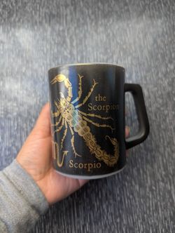 Federal Glass Scorpio Zodiac Mug