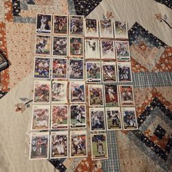 2006 Topps, upper deck,  scores, & Fleer football cards 34 total 