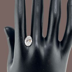 2.74 Ct Lab Grown Oval Shape Certified Diamond 