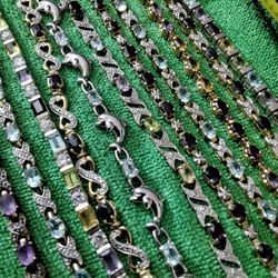 11 Silver Bracelets 