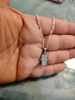 Manita De Fátima En Plata 925