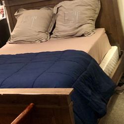 RH Wooden Queen Size Bed Frame