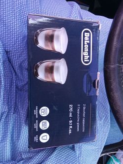 Delonghi cappuccino glasses