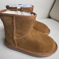 New In Box Koolaburra By UGG TODDLER Size 7 Suede Side Zip
