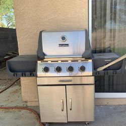 Propane BBQ Grillware Grill With Side Burner