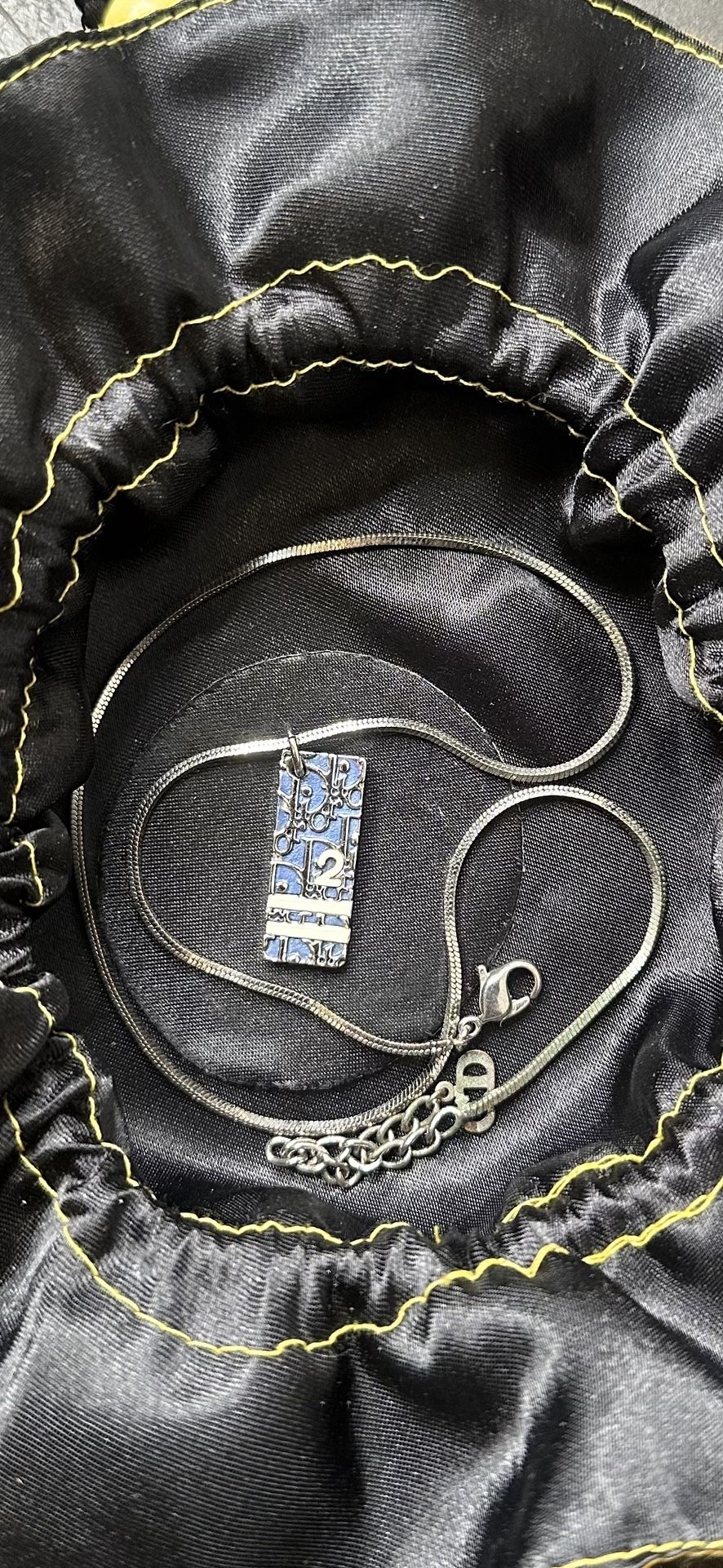 Christian Dior Trotter Pendant Necklace