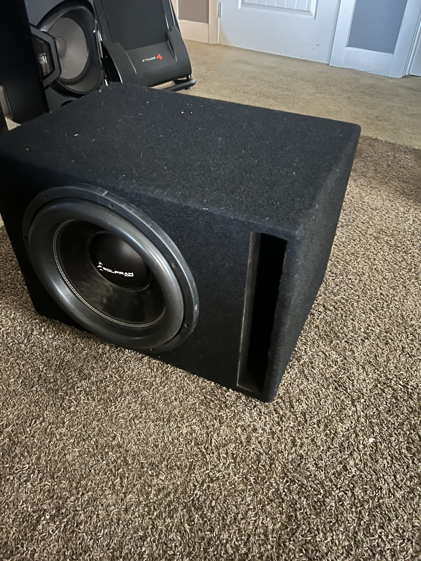15 Inch Wolfram Subwoofer With Custom Box