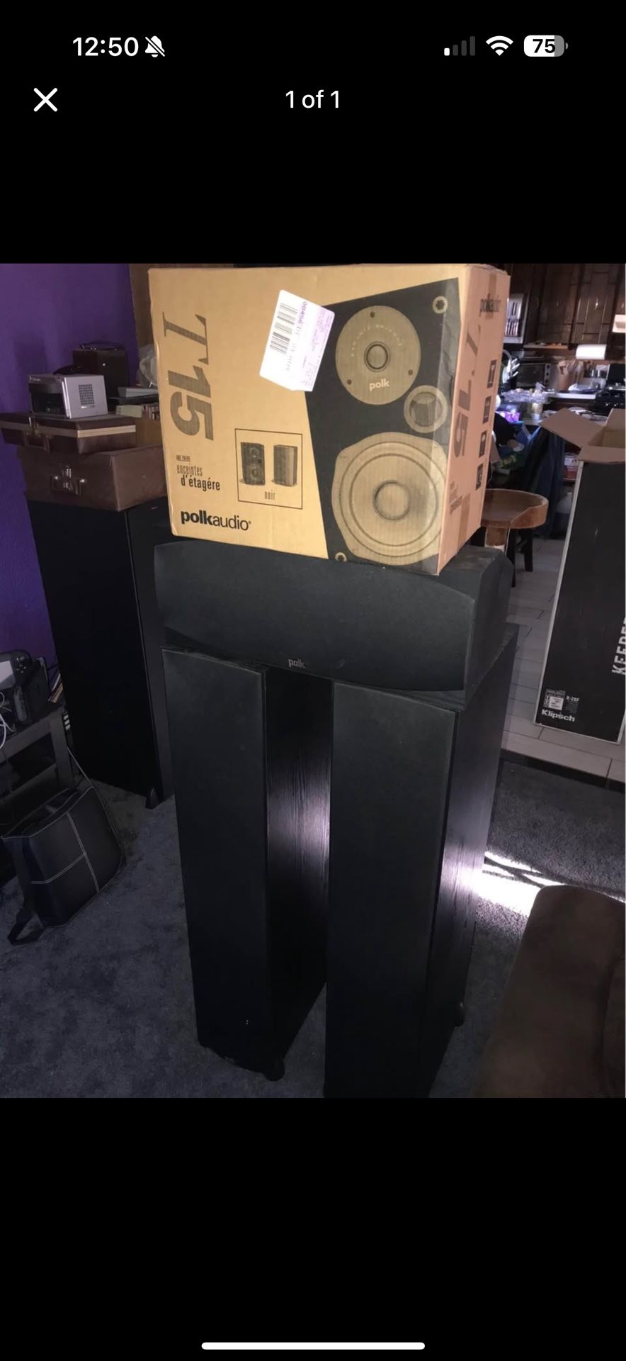 5.1 Polk speakers W/ Matching Sub