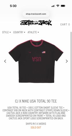Travis Scott x USA World Cup Shirt