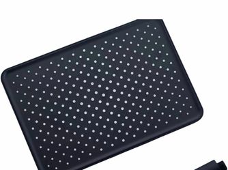 12 Inch Black Rain Shower Head - Ceiling or Wall Mount Rainfall Shower Head - Large Coverage