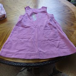 Handmade Pink Girls Dress