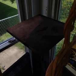 Vintage wooden pedestal