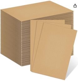 Corrugated Cardboard Sheets, Magnetic Frames, Clear Cello Bags Bundle