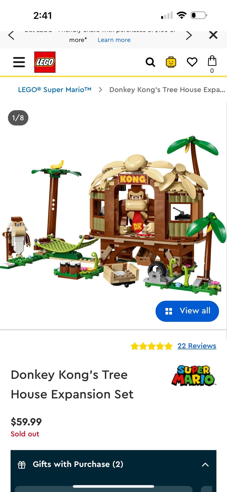 Donkey Kong’s Tree House LEGO