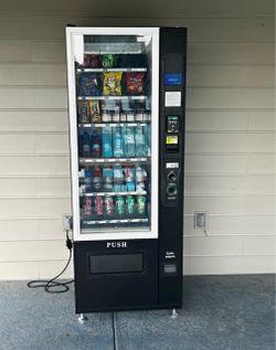 Drinks And Snacks Combo Vending Machine With Card Reader