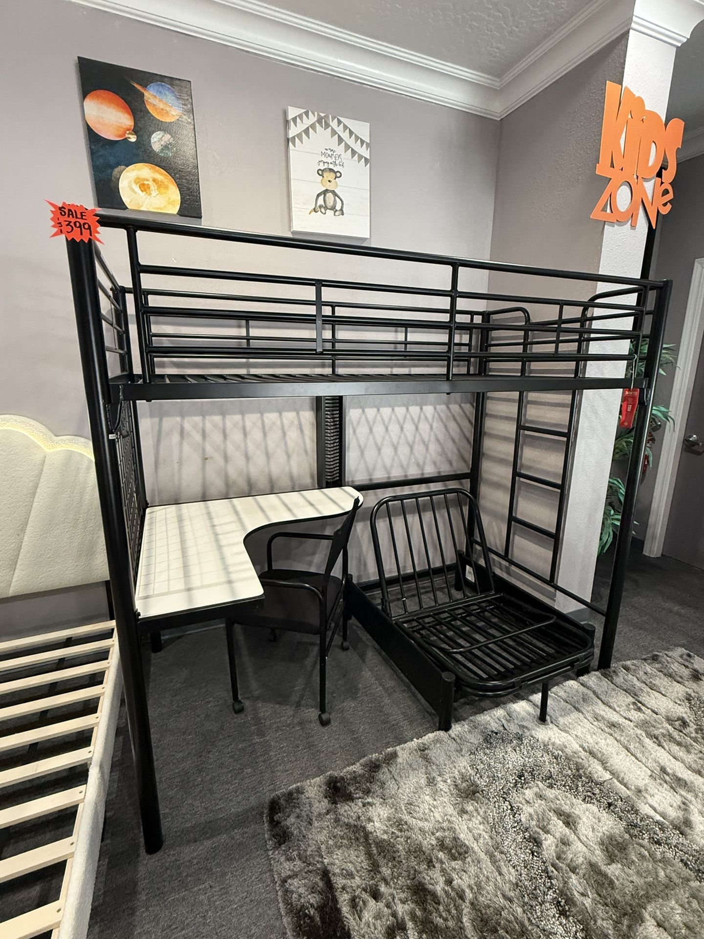Bunk Bed With Desk