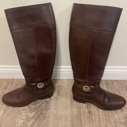 Michael Kors Brown Riding Boots Size 7 