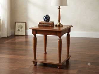 Traditional Wood End Table