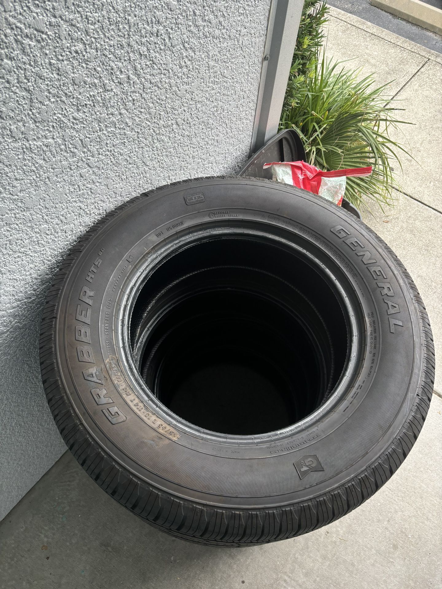 4 New General Grabber Tires
