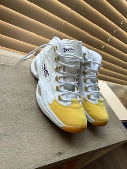 Reebok Question Mid “Yellow Toe”