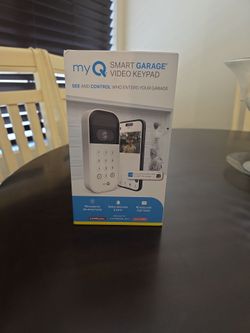 My q smart garage video keypad