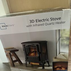 3D Electric Heater/stove BRAND NEW IN THE BOX!