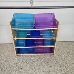 Kids Toy Organizer Bin Shelves 