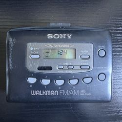 Sony Walkman WM‑FX401 AM/FM Radio Cassette Player For Parts/ Not Working