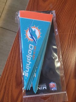 Miami Dolphins NFL Mini Pennants Set