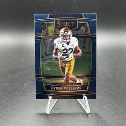2022 Panini Select Draft Picks - Concourse Kyren Williams #22 Blue (RC)