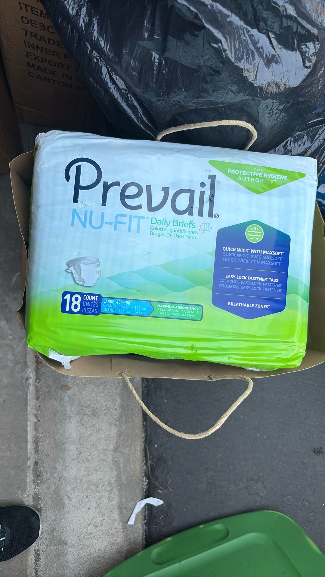 Prevail Diapers Size Large