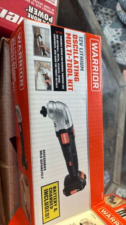 Warrior 12V Lithium Oscillating Multi-Tool Kit