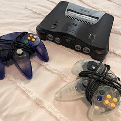 Nintendo 64 Console, Controllers & Games 