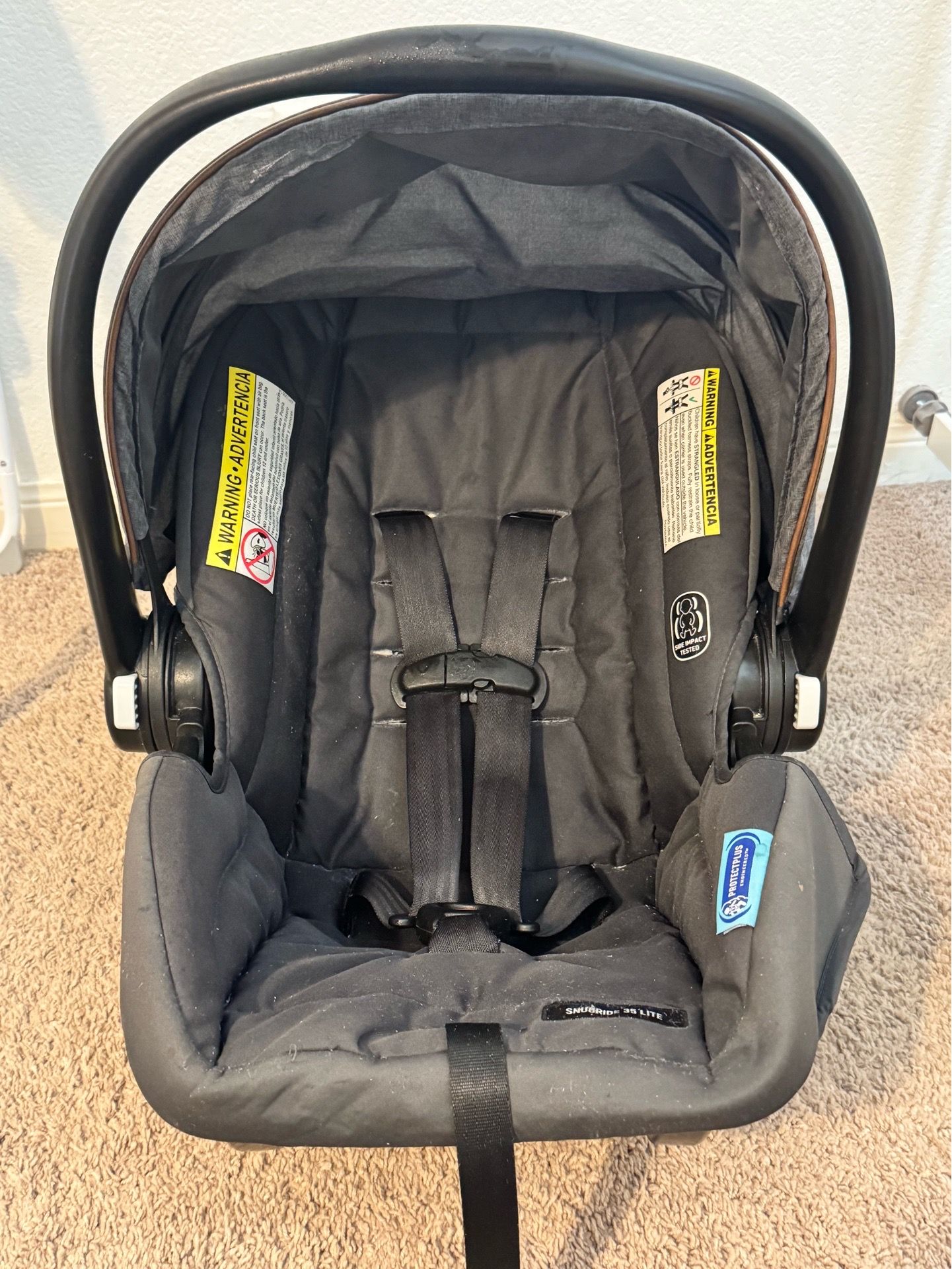 Car seat with base