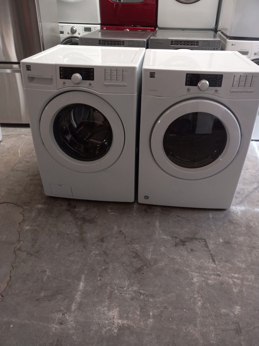 Set Washer And Dryer Kenmore Gas Dryer Everything Is Good Working Condition 3 Months Warranty Delivery And Installation