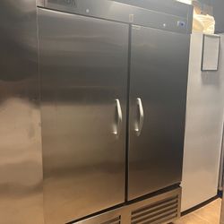 IKON IB54R 54" Two Swing Door Upright Bottom Mount Reach-In Refrigerator, 49 cu. ft.  