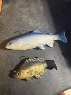 Two bass swim baits