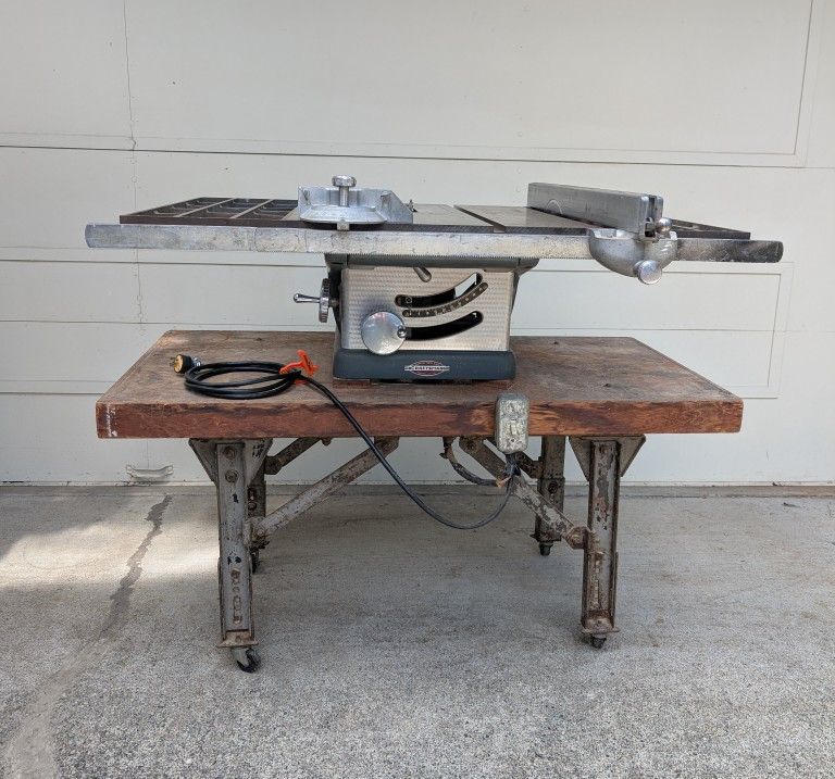 Vintage Heavy Duty Craftsman Table Saw