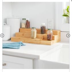 Bamboo Expandable Spice Rack