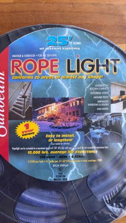 Sunbeam 25 ft Indoor/Outdoor Rope Light