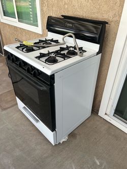 White Gas Range Oven Stove