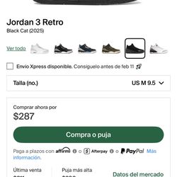 Jordan 3 Black Cat 