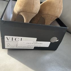 Vici Tour Faux Suede Pumps Shoes
