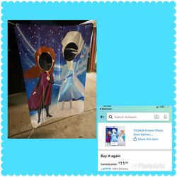 Frozen door banner