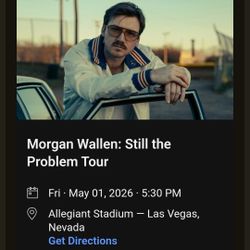 Morgan Wallen 4 Tickets $840 Each Obo 