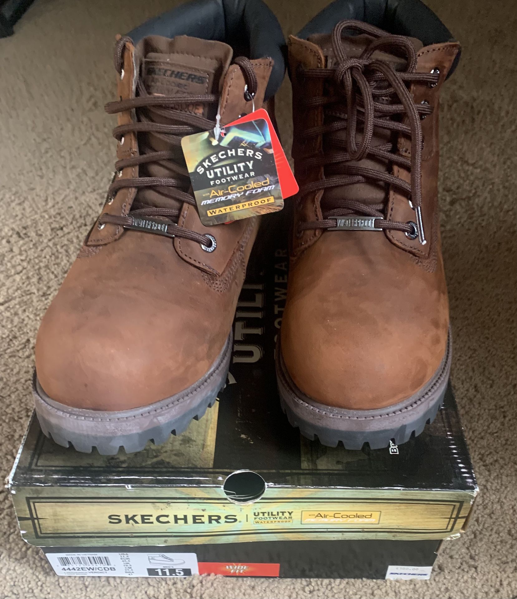 New- Skechers Utility Work Boots