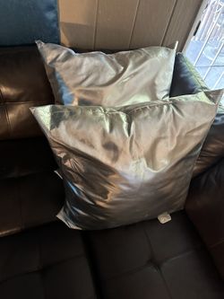 Bebe Big Silver Bed Pillows